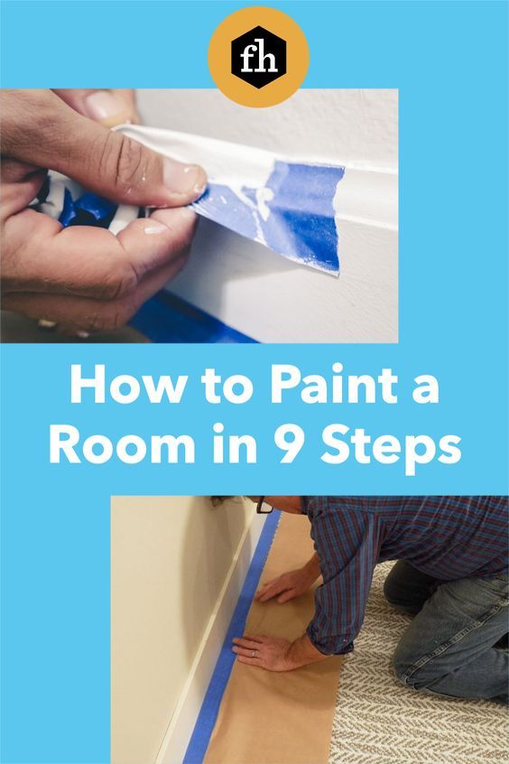 how to paint a room in 9 steps