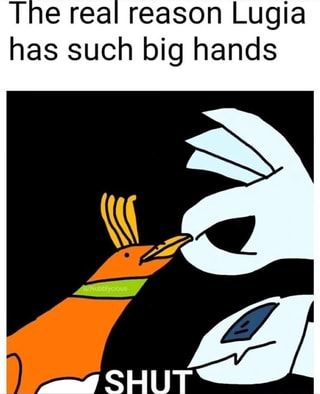 the real reason luja has such big hands is that it's not funny