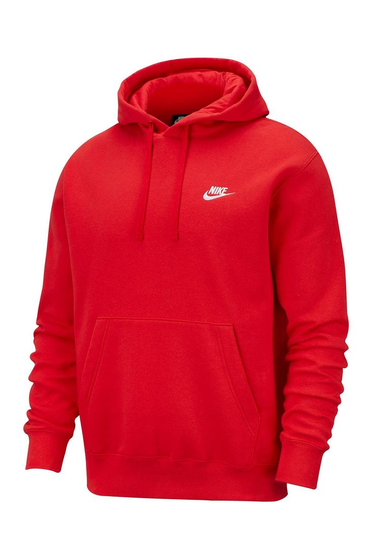 Cotton-rich fleece keeps you comfy in a street-ready hoodie with the classic Swoosh logo on the chest. 26" length (size Medium) Drawstring hood Kangaroo pocket 80% cotton, 20% polyester Machine wash, tumble dry Imported Swoosh Logo, Mens Sportswear, Polo Ralph Lauren Mens, New Nike, Nike Sportswear, Kangaroo Pocket, Polo Ralph, Nike Men, Kangaroo