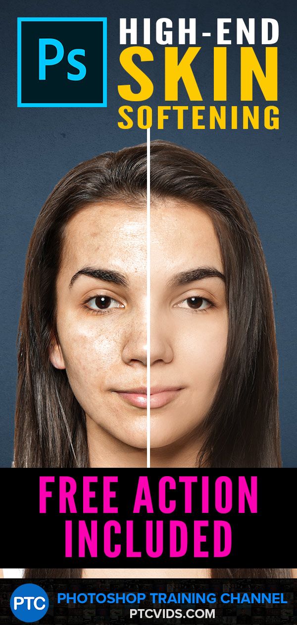 a woman's face is shown before and after it has skin softening applied