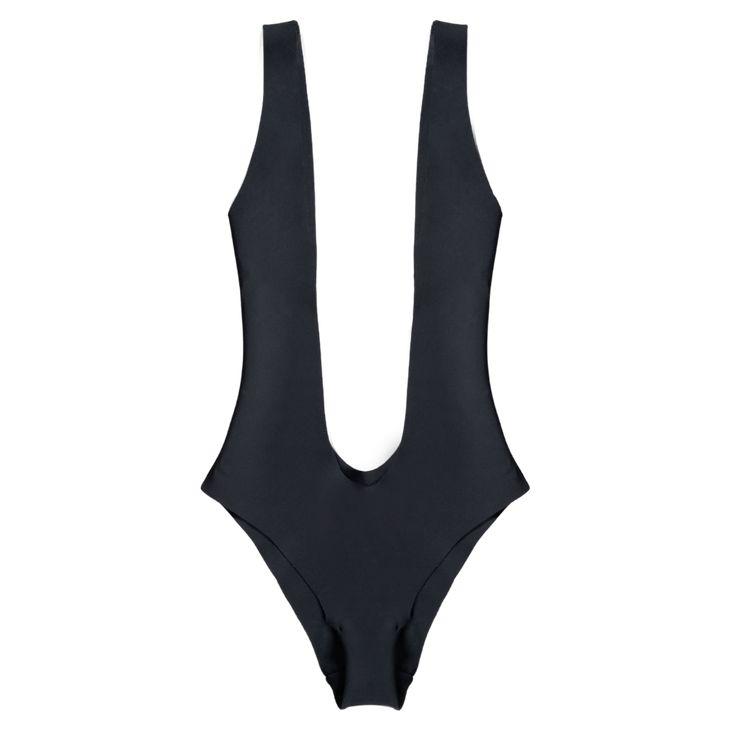 Add a retro vibe to your swim closet with a plunging neckline in a cut that contours your silhouette while cinching your figure. This one-piece hugs you like a second skin in our smooth and supple textile. Details Plunging deep-V neckline with backless design Smooth, supple and seamless single-layered fabric Moderate back coverage Low support 78% Nylon, 22% Spandex Actual product colour may vary from the images shown. Every monitor or mobile display has a different capability to display colours. Sleek One-piece Swimwear For Beach, Sleek One-piece Beach Swimwear, Sleek Lined Swimwear For The Beach, Sleek Lined Swimwear For Beach, Chic Solid Color V-neck Swimwear, V-neck Cutout Swimwear For Beachwear, Chic V-neck Bodysuit For Sunbathing, Sleek Stretch Bodysuit For Beach, Sleek Stretch Bodysuit For The Beach