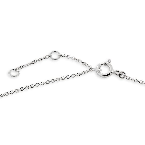 Delicate diamond bracelet, 1/7 carat total weight, in 14K white gold. Classic Diamond Bracelet With Cable Chain, Classic White Gold Diamond Bracelet With Adjustable Chain, White Gold Sterling Silver Diamond Bracelet With Adjustable Chain, Fine Jewelry White Gold Cable Chain Bracelet, Classic White Gold Tennis Bracelet With Adjustable Chain, Fine Jewelry White Gold Diamond Bracelet With Adjustable Chain, White Gold Cable Chain Bracelets, Formal White Gold Bracelet With Adjustable Chain, Platinum Diamond Bracelet With Polished Finish As Gift