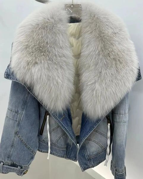 Fur Collar Coat, Winter Collars, White Goose, Big Collar, Fur Parka, Winter Outerwear, Fur Coats Women, Sleeves Clothing, Womens Parka