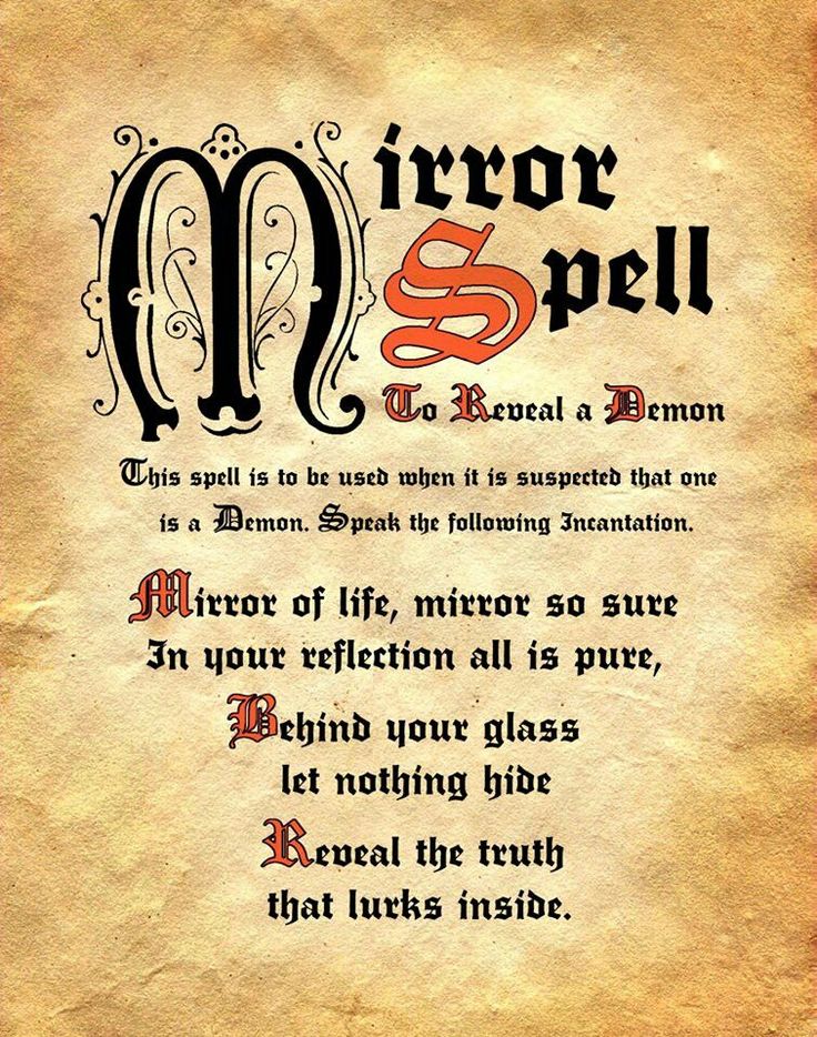 Mirror Spell, Truth Spell, Book Ads, Witchcraft Spells For Beginners, Charmed Book Of Shadows, Spells For Beginners, Easy Spells, Witchcraft Books, Wiccan Magic