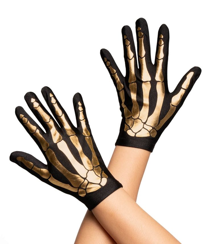 You don’t even need to enter the costume contest — when you bear your gold bones with the Gold Skeleton Gloves, it’s an automatic win. Not only are these gold gloves the perfect compliment to any skeleton costume, they also serve as the compliments you may not be getting due to sheer envy. They can hold competitions all they want, but your gold bones simply makes you better than everyone. Skeleton Gloves, Better Than Everyone, Gold Skeleton, Gold Gloves, Tipsy Elves, Skeleton Costume, Thigh High Socks, Costume Contest, Halloween Skeletons