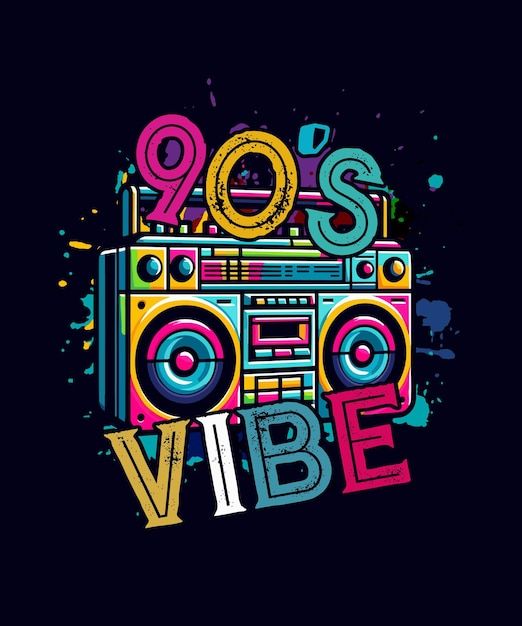 90s Vibes, Tshirt Design, Premium Vector, Shirt Design, Graphic Resources, Shirt Designs, Tshirt Designs, T Shirt, Design