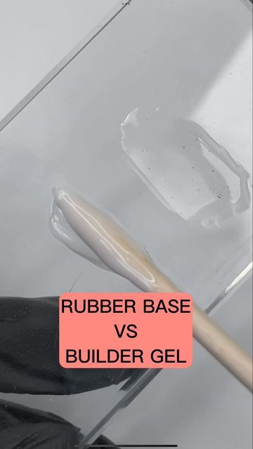 Builder Base Nails, Rubber Nail Gel, How To Apply Rubber Base Gel, Rubber Base Gel Nails Ideas, Rubber Base Gel Nails Tutorial, Rubber Base Gel Nails, Rubber Base Nails, Builder Gel Nails Tutorial, Rubber Gel Nails