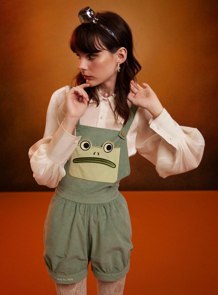 Over The Garden Wall Greg Frog Shortalls | Hot Topic Over The Garden Wall Greg, Emily The Strange, Art Costume, Her Universe, Over The Garden Wall, Easy Costumes, The Big Lebowski, Retro Tv, Lady And The Tramp