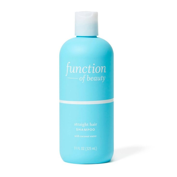 Function of Beauty’s custom shampoo for straight hair is formulated with coconut water to hydrate hair without weighing it down. Lather up with our most popular nude (p)each fragrance. Function of Beauty customizable hair care is effective and safe. We believe in clean and conscious care - that’s why our custom straight hair shampoo is 92percent naturally-derived, sulfate-free, paraben-free, cruelty-free, and 100percent vegan. Our bottles are made with recycled materials and are 100percent recyc Shampoo For Straight Hair, Function Of Beauty, Anti Frizz Hair, Shampoo Brands, Shampoo For Curly Hair, Texturizer On Natural Hair, Hydrate Hair, Best Shampoos, Permanent Hair Color