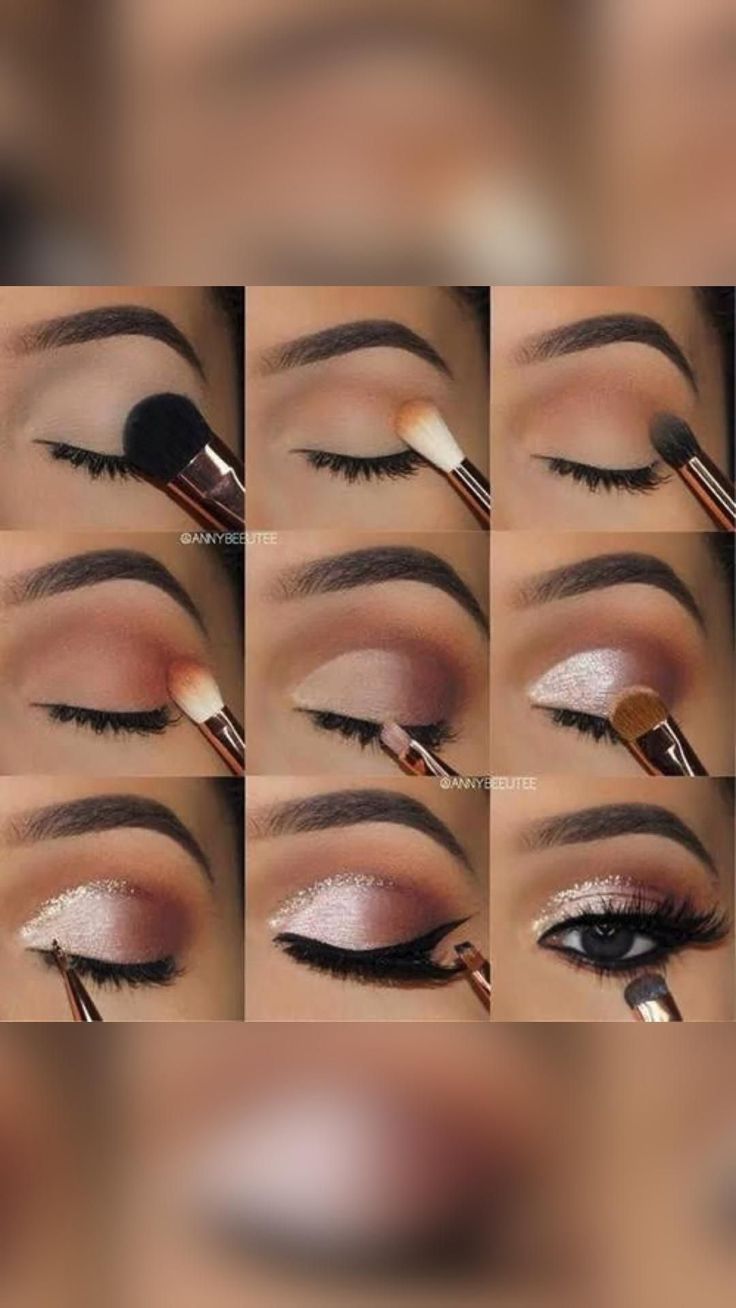 Brown Smokey Eye Makeup, Makeup Ideas Natural, Black Smokey Eye Makeup, Wedding Makeup Tutorial, Wedding Eye Makeup, Prom Eye Makeup, Beginners Eye Makeup, Eye Makeup Techniques, Makeup For Hazel Eyes