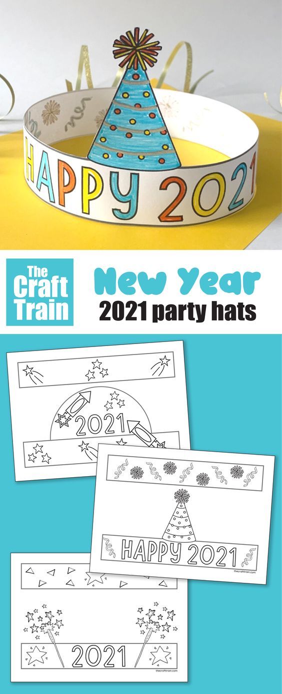 the happy new year craft kit for kids