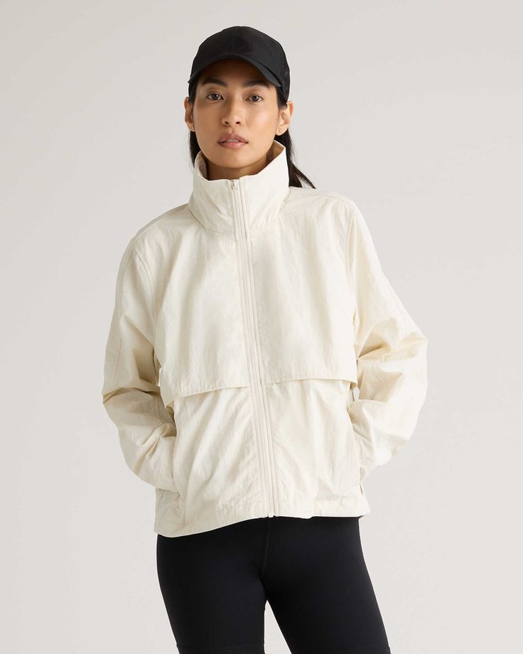 Water Repellant Windbreaker Jacket Running Windbreaker, Windbreaker Jacket Women, Jackets Women, Material Girl, Material Girls, Windbreaker Jacket, Repellent, Water Repellent, Wardrobe Essentials