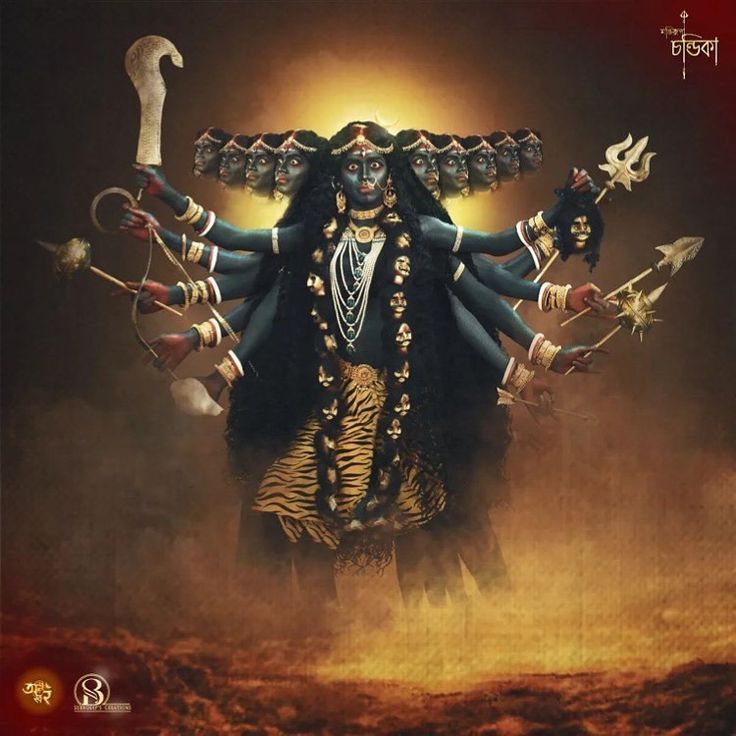 an image of the hindu god with his arms spread out and hands extended in front of him