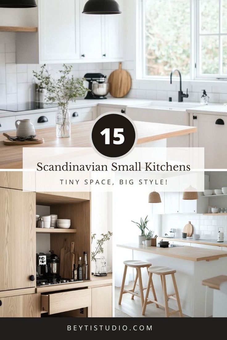 [SponsoredPost] Looking For Inspiration To Transform Your Tiny Kitchen Into A Stylish Space? These 20 Scandinavian Small Kitchen Designs Blend Functionality And Charm With Clean Lines, Natural Light, And Cozy Accents. Discover How To Make The Most Of Every Inch In Your Home With These Minimalist Yet Warm Ideas! #Scandinaviandesign #Smallkitchenideas #Minimalistkitchens #Cozyspaces #homedecorideaskitchensmalltinyspaces Condo Interior Design Small Kitchen, Scandi Home Design, Scandinavian Interior Small Apartment, Small Cozy Kitchen Ideas, Scandanavian Interiors Kitchens, Small Kitchen Inspirations Modern, Small Condo Kitchen Remodel, Scandinavian Small Kitchen, Cozy Warm Kitchen