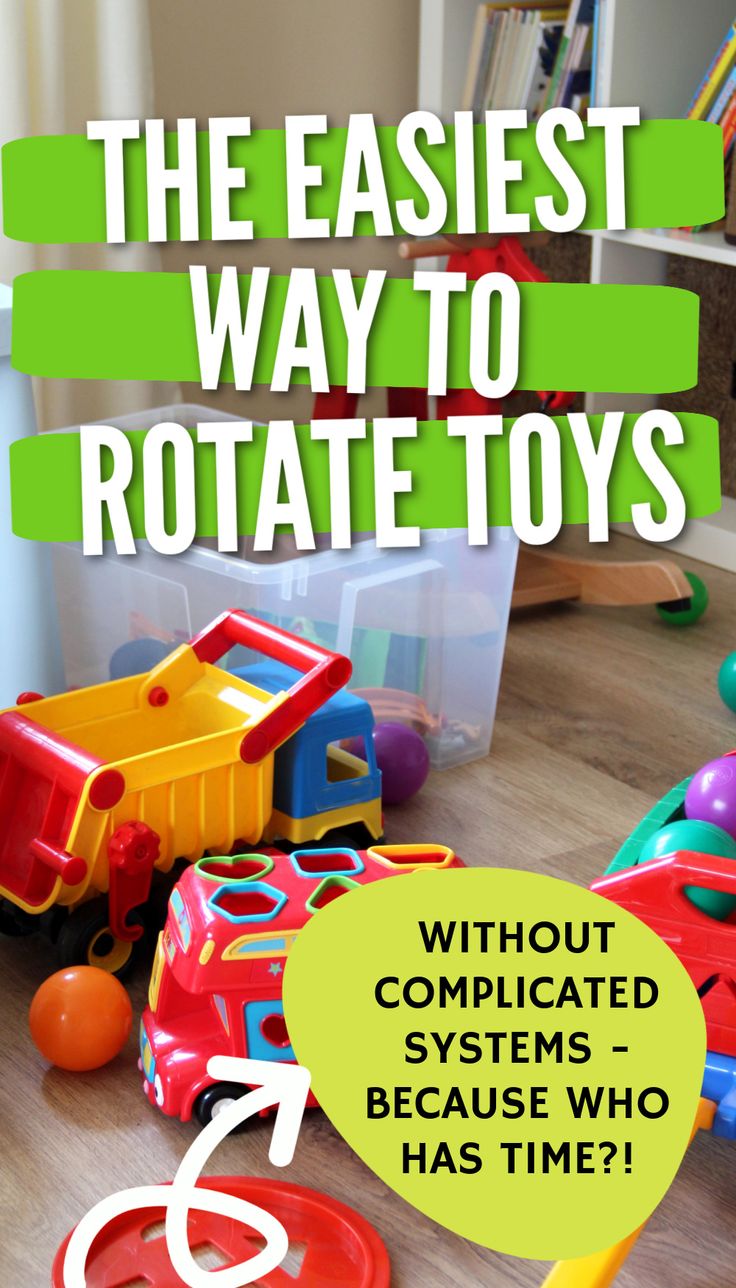 the easyest way to rotate toys without complicated systems - because who has time?