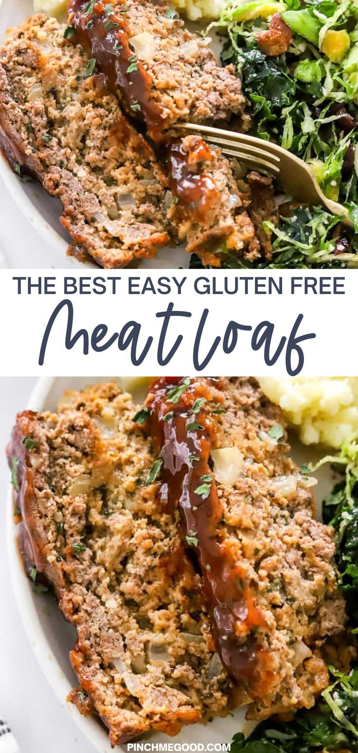 the best gluten free meatloaf recipe is so easy to make and delicious