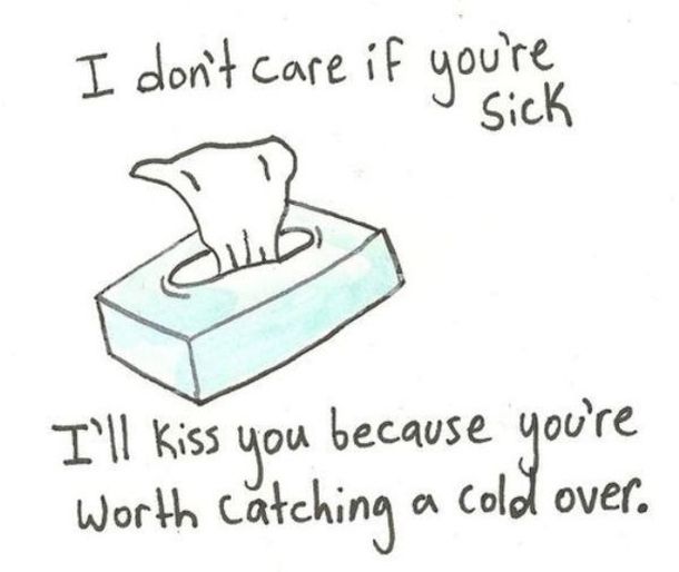 an image of someones hand in a box that says, so damn true i don't care if you're sick