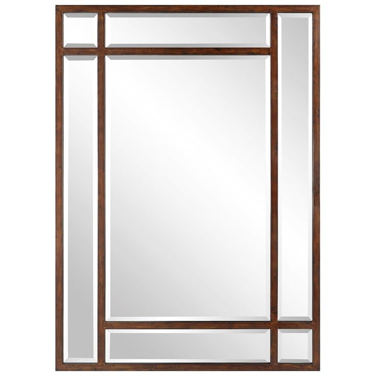 Adelio Rectangular Iron Mirror - Uttermost - Rectangular Mirrors by Modest Hut Iron Mirror, Uttermost Mirrors, Mirror Display, Contemporary Wall Mirrors, Mirrors For Sale, Rectangular Mirror, Ornate Frame, Forged Iron, Asymmetrical Design