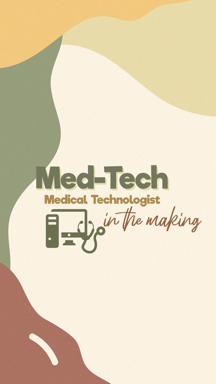 an advertisement for a medical tech company with the words, med - tech in the making