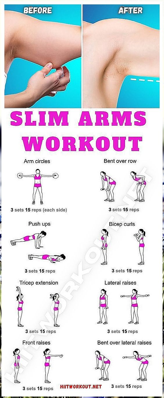 Fitness Gym - This full body workout is the best of both worlds -- strength training and HIIT cardio meet in an effective, sweaty circuit workout you can do with just a single dumbbell! Motivasi Diet, Arm Work, Gym Antrenmanları, Arms Workout, Arm Workouts, Arm Exercises, Latihan Kardio, Latihan Yoga, Arm Fat