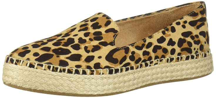 PRICES MAY VARY. Find the perfect mix of sporty style and all-day comfort in this trendy espadrille-inspired loafer. Microsuede upper. Almond toe. Be Energized insole with all-day comfort, cushioning and shock absorption that reduces foot pressure & fatigue. Espadrille-inspired jute wrap midsole. Dr Scholls Shoes, Canvas Loafers, Leopard Print Shoes, Best Walking Shoes, Loafer Shoes Women, Loafers Online, Soft Shoes, Cole Haan Women, Casual Flat Shoes