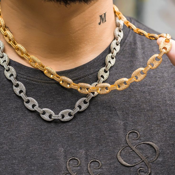 Iced Mariner Link Chain – Different Drips Iced Out Chains, Hip Hop Chains, Diamond Tester, Pendant Watches, Dope Jewelry, Rose Gold White, Chains Necklaces, Yellow Gold Chain, Cadillac Escalade