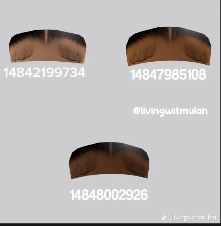 three different types of human hair on a gray background with the same length and color