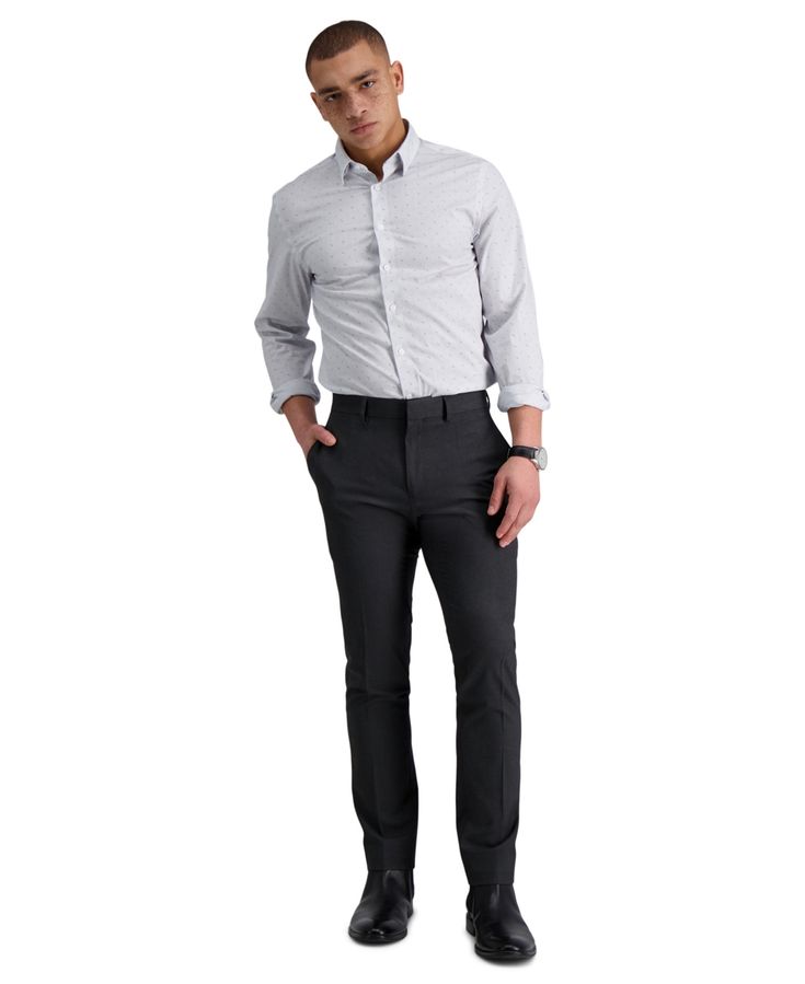 in stock Dress Slacks Men, Men Work Outfits, Slim Fit Dress Pants Men, Slacks Men, Dress Pants Men, Mens Business Casual Outfits, Mens Slacks, Mens Business, Work Fits