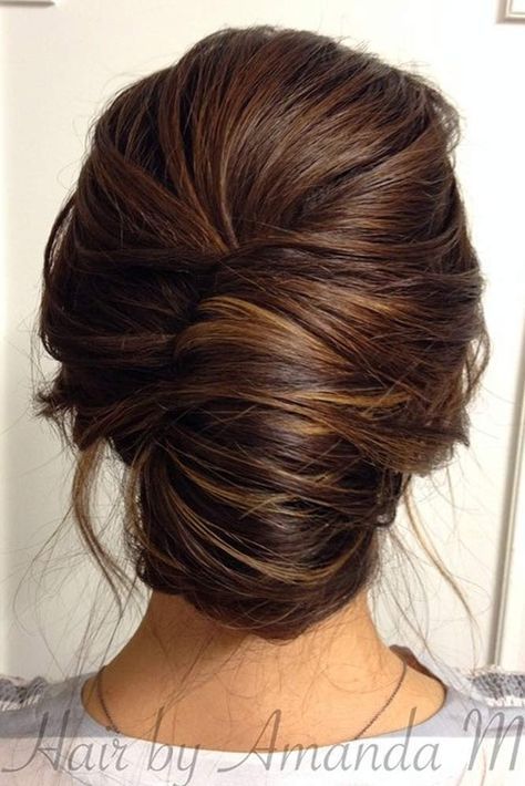 Easy Updos for Long Hair ★ See more: http://lovehairstyles.com/easy-updos-for-long-hair/ Sanggul Modern, Easy Updos For Long Hair, French Twist Updo, French Twists, French Twist Hair, Long Hair Wedding Styles, Low Bun, Wedding Hairstyles Updo, Short Hairstyle