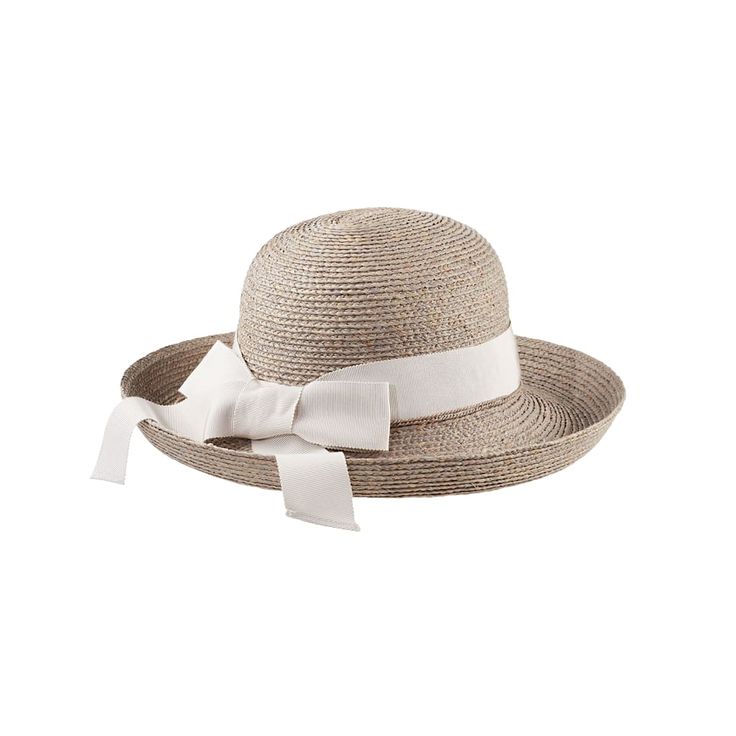 Helen Kaminski "Newport" sun hat in raffia. Petersham ribbon hat band with bow and logo detail. Interior neoprene band for comfortable fit. Full, round crown. Upturn brim, 3.5"W. Handcrafted, packable design. UPF 50+ protection. Imported. Luxury Artisan Sun Hat, Adjustable Bow Boater Hat For Kentucky Derby, Adjustable Boater Hat With Bow For Kentucky Derby, Kentucky Derby Straw Hat With Ribbon, Adjustable Ribbon Sun Hat For Kentucky Derby, Curved Brim Sun Hat With Ribbon For Garden Party, Brimmed Straw Hat With Ribbon For Kentucky Derby, Kentucky Derby Brimmed Straw Hat With Ribbon, Brimmed Boater Hat With Bow For Kentucky Derby