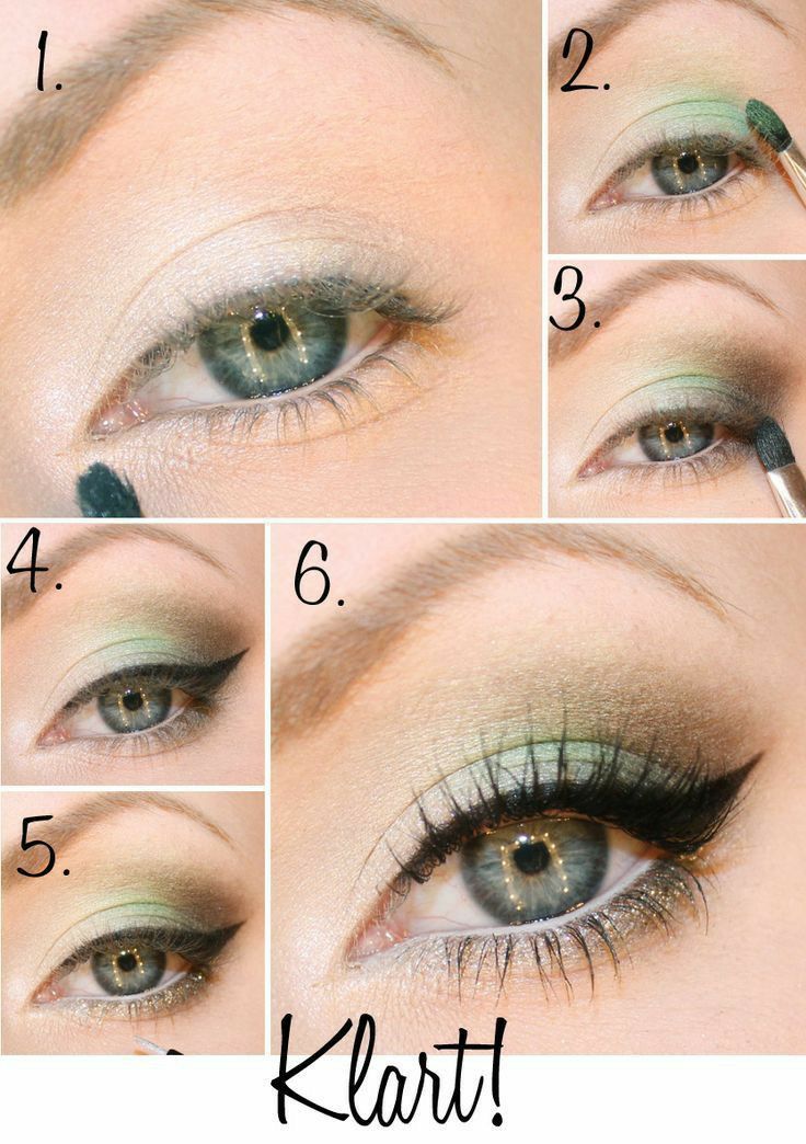 Green Eye Makeup, Makeup For, Blue Eyeliner, Green Makeup, Green Eye, Beauty Make-up, Makijaż Smokey Eye, Green Eyeshadow, Trendy Makeup