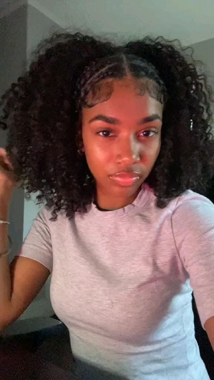 Cabello Afro Natural, Natural Hair Bun Styles, Mixed Curly Hair, Curly Hair Videos, Quick Natural Hair Styles, Cute Curly Hairstyles, Girls Natural Hairstyles, Curly Hair Styles Easy, Hairdos For Curly Hair