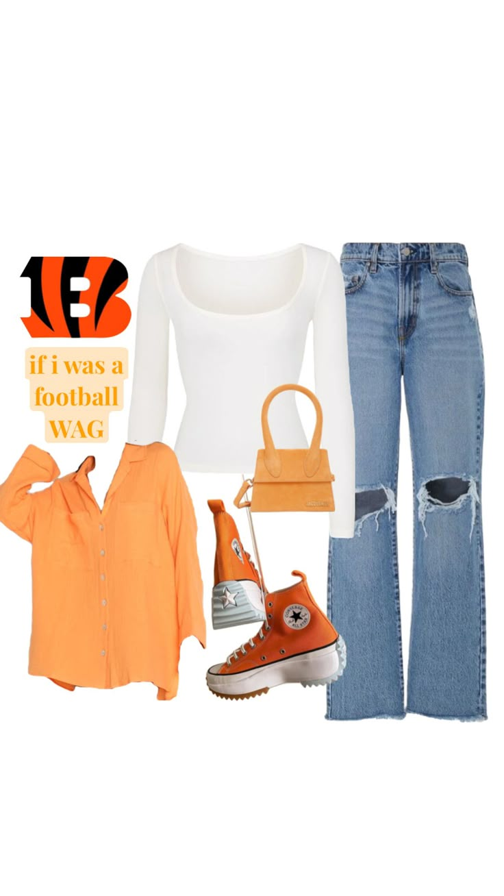 Bengals Game Day Outfit, Bengals Outfit, Nfl Wife Outfits, Cincinatti Bengals, Nfl Wife, Nfl Wag, Wife Outfits, Aesthetic Lookbook, Outfit For Today