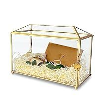 a glass box filled with animals inside of it's caged in hay and straw