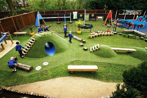 Backyard Play Equipment, Cool Playgrounds, Playground Areas, Outdoor Play Areas, Dog Playground, Kids Outdoor Play, Outdoor Play Area, Desain Lanskap, Natural Playground