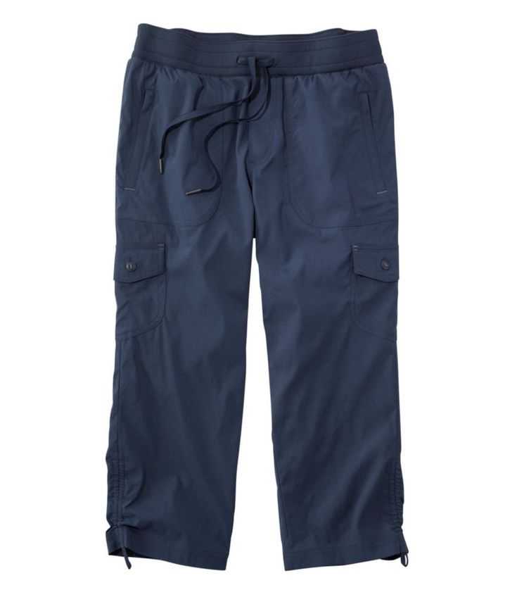 From scaling the ridgeline to kicking back at the campfire, these cropped hiking pants are lightweight, moisture wicking and ready to move with you. Inseam 22". Favorite Fit: Sits lower on the waist. Ripstop fabric is quick drying and moisture wicking. A soft stretch and a knit waist allow you to move fast and free. In a blend of 93% nylon and 7% spandex. UPF 50 + rated - the highest rated sun protection possible. Machine wash and dry. Elastic waistband with adjustable drawcord. Two front zip po Outdoor Capri Pants With Pockets, Relaxed Fit Pants With Functional Drawstring For Outdoor, Relaxed Fit Pants With Drawstring For Outdoor Activities, Capri Length Bottoms With Pockets For Outdoor Activities, Capri Length Pants With Pockets For Outdoor Activities, Sporty Cargo Pants With Comfort Waistband For Outdoor, Capri Length Pants With Pockets For Outdoor, Sporty Capris With Pockets For Outdoor Activities, Utility Bottoms With Functional Drawstring For Outdoor