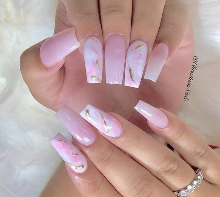 Light Pink Acrylic Nails, Cute Pink Nails, Acrylic Pink, Pink Glitter Nails, Light Pink Nails, Glitter Gel Nails, Pink Gel, Coffin Nails Long, Pink Nail Designs