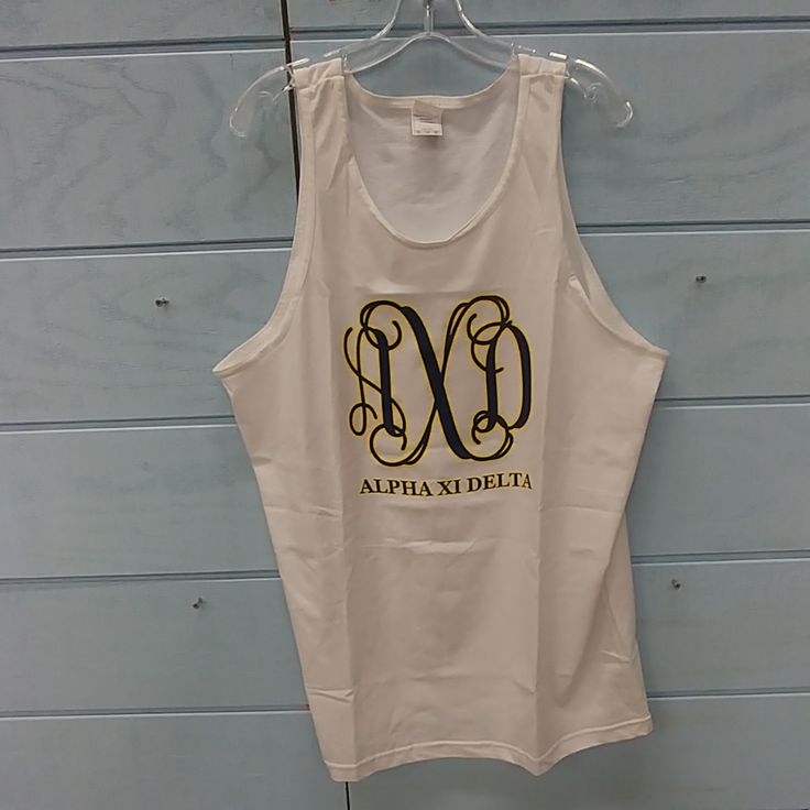 Brand New Alpha Xi Delta Tank Top. The Brand Is Alstyle Apparel. We Will Ship This Out To You The Next Day After Purchase. Thanks For Looking! Alpha Xi Delta, Alpha Xi, The Next Day, Next Day, White Blue, Blue White, The Next, Tank Top, Womens Tops