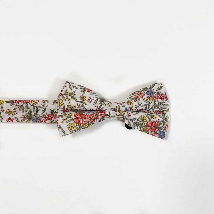 G R E G O R Y || BOY BOW TIE Multicolor Bow Tie For Summer Gift, Elegant White Bow Tie For Spring, Spring Adjustable Bow Tie, Adjustable White Bow Tie With Butterfly Knot, White Summer Bow Tie For Formal Occasions, White Bow Tie For Formal Summer Events, White Formal Bow Tie For Summer, Adjustable Butterfly Knot Bow Tie For Summer, Adjustable Summer Bow Tie With Butterfly Knot