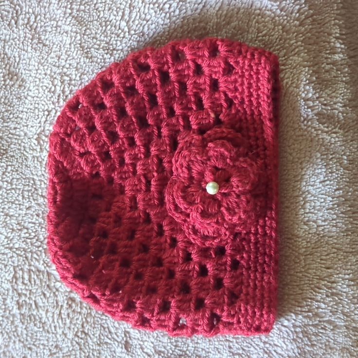 New/Never Used. I'm Selling On Behalf Of My 93 Year Old Grandma, Who Crocheted These Herself And Will Receive All Proceeds. Open To Offers! Red Crochet Hat, One Size Fits Most, Red Crochet Hat For Spring, One Size, Spring Red Crochet Hat One Size, One Size Red Crochet Hat For Spring, Casual Red Handmade Crochet Hat, Handmade Red Crochet Hat One Size, Red Handmade Crochet Hat One Size, Red Handmade Crochet Hat, Casual, Old Grandma