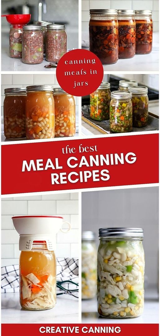 the best meal canning recipes for canned meals in less than 30 minutes or less by creative canning