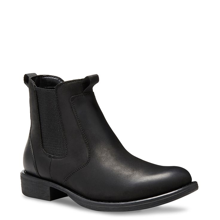 Eastland-Daily Double Boot For work or play, the Eastland Daily Double boot will keep you looking great! Slip on this leather chelsea boot with jeans or dress pants for a stylish look. Plain Toe Chelsea Boots For Workwear In Fall, Fall Workwear Chelsea Boots With Plain Toe, Everyday Ankle-high Leather Boots, Casual Moto Boots With Plain Toe For Work, Leather Chelsea Boots For Everyday Fall Wear, Casual Moto Boots With Leather Sole For Work, Everyday Leather Boots With Reinforced Heel, Leather Ankle Boots For Everyday Wear, Everyday Leather Ankle Boots