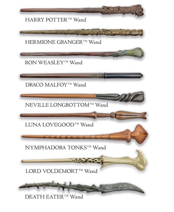 harry potter's wands and their names