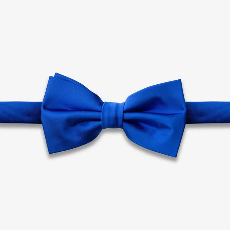 Our Cobalt Blue BoTie needs no introductions. It's a stylish BoTie for the noblest of dudes. It's strong, vibrant blue hue will have the ladies melting all over for you...if you're into that sort of thing. Classic Blue Bow Tie, Classic Blue Suit And Bow Tie Accessories, Blue Bow Tie For Black Tie Events, Classic Blue Bow Tie And Suit Accessories, Blue Standard Bow Tie For Black Tie Events, Classic Blue Satin Bow Tie, Dapper Blue Bow Tie, Dapper Adjustable Blue Ties, Classic Blue Bow Tie For Black Tie Events