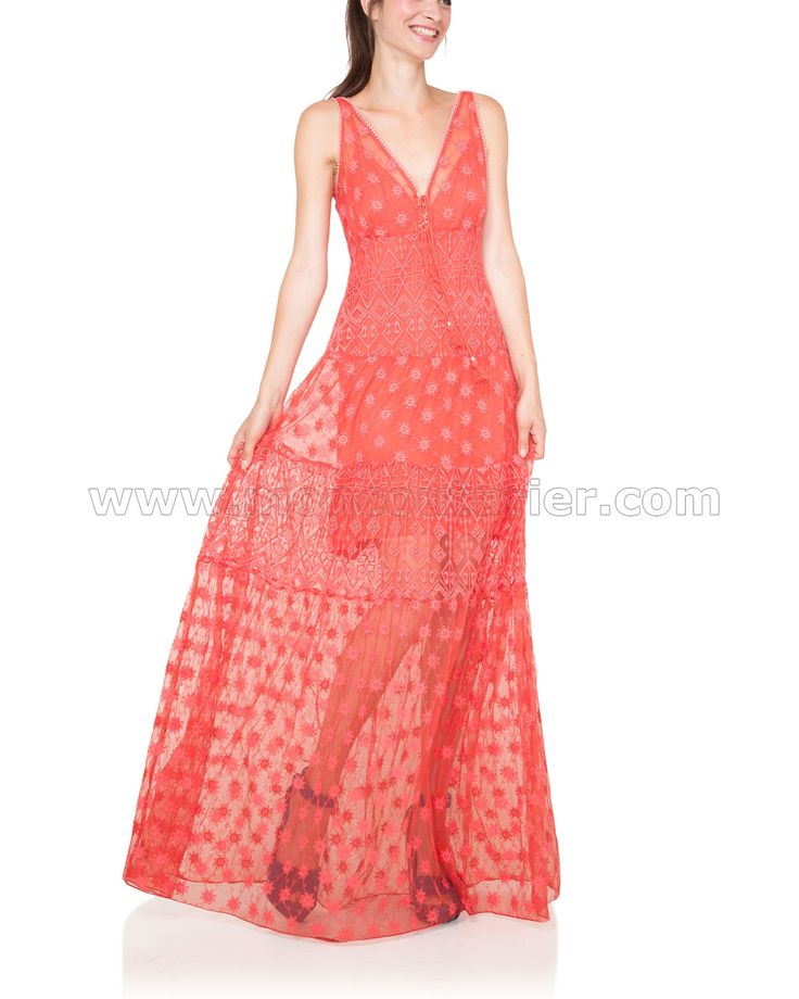 Lace maxi dress with short woven underdress. Perfect for spring and summer. Floor-length Summer Dresses For Daywear, Spring Floor-length Maxi Dress For Daywear, Floor-length Maxi Dress For Spring Daywear, Floor-length Maxi Dress For Daywear In Spring, Spring Daywear Floor-length Maxi Dress, Spring Floor-length Dresses For Daywear, Red A-line Maxi Dress For Casual Occasions, Lined Maxi Dress For Daywear, Spring Maxi Dress For Dress Down Occasions