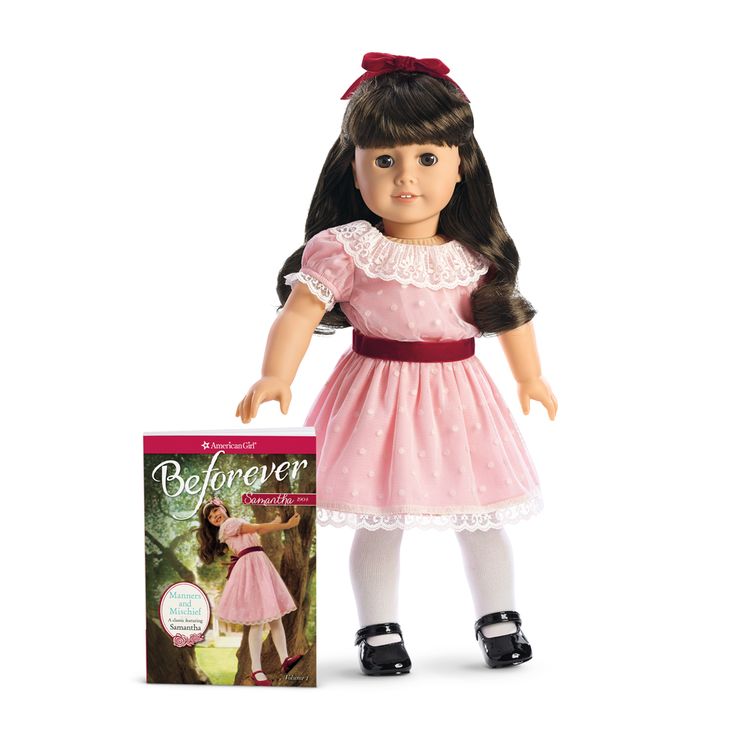 an american girl doll is shown with the book before it's been readable