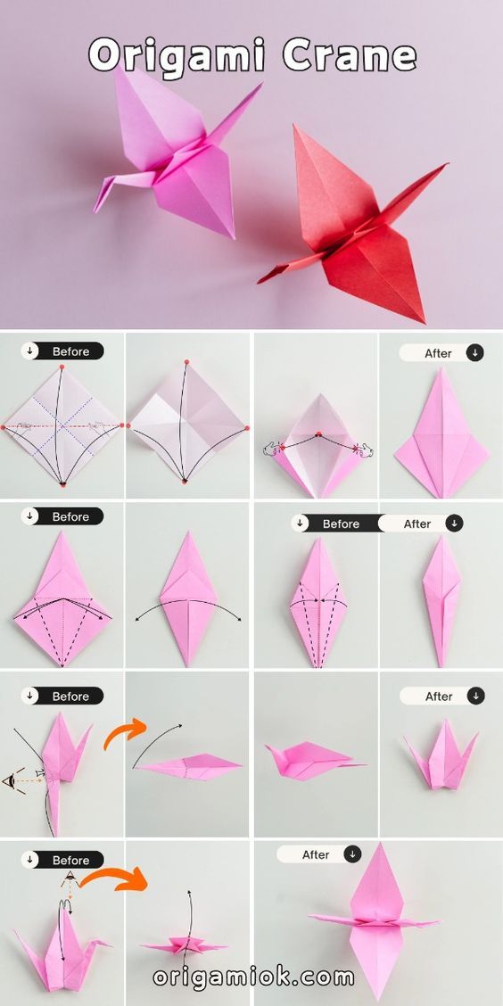 how to make origami cranes with paper - step by step instructions for beginners