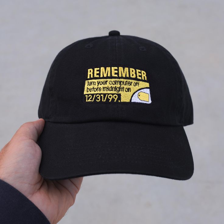 Embroidery features the infamous best buy 2000s sticker. Embrace the 90s nostalgia aesthetic with this dad hat. Nostalgia 2000s Aesthetic, Nostalgia 2000s, Blank Hats, Nostalgia Aesthetic, Embroidered Hat, Before Midnight, Embroidered Caps, Embroidered Hats, Poly Bags