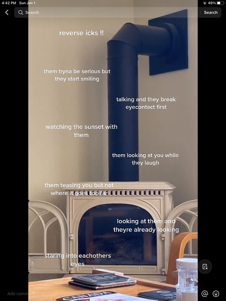 an image of a fireplace in the living room with instructions on how to use it