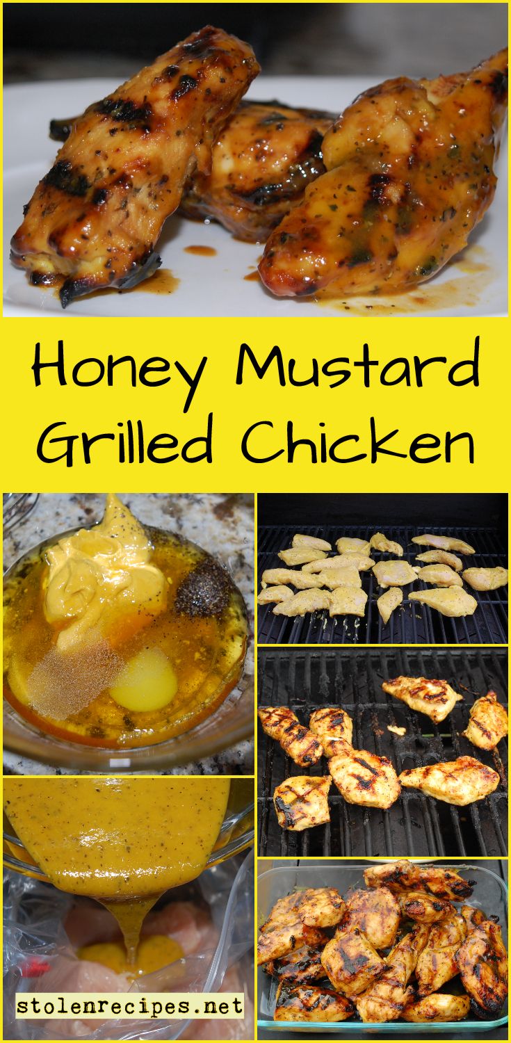 honey mustard grilled chicken is an easy and delicious recipe